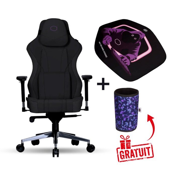 Bundle Caliber X2C Black + FM510 Gaming Chair Floor Mat + CH510 Cup...