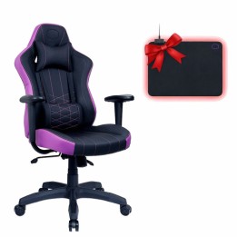 Cooler Master Caliber E1 Purple + MP750 RGB Medium Chaise gamer Coo...