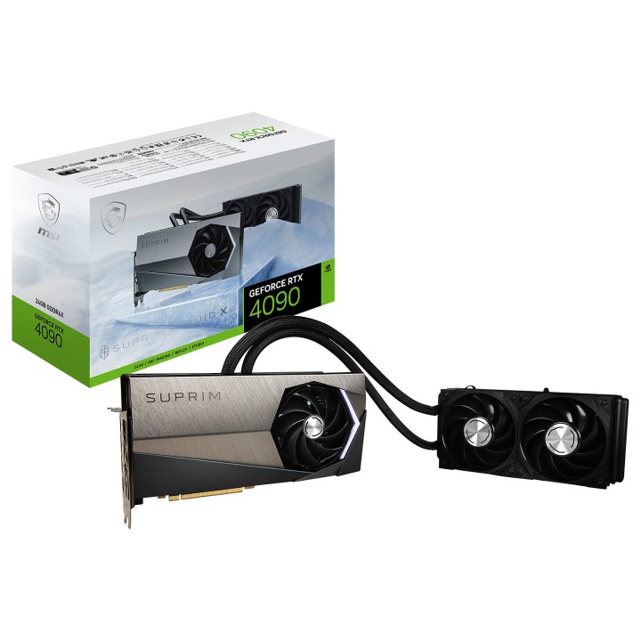 MSI GeForce RTX 4090 SUPRIM LIQUID X 24G Cartes graphiques MSI Maroc