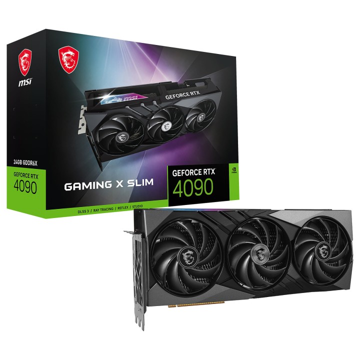 MSI GeForce RTX 4090 GAMING X SLIM 24G Cartes graphiques MSI Maroc