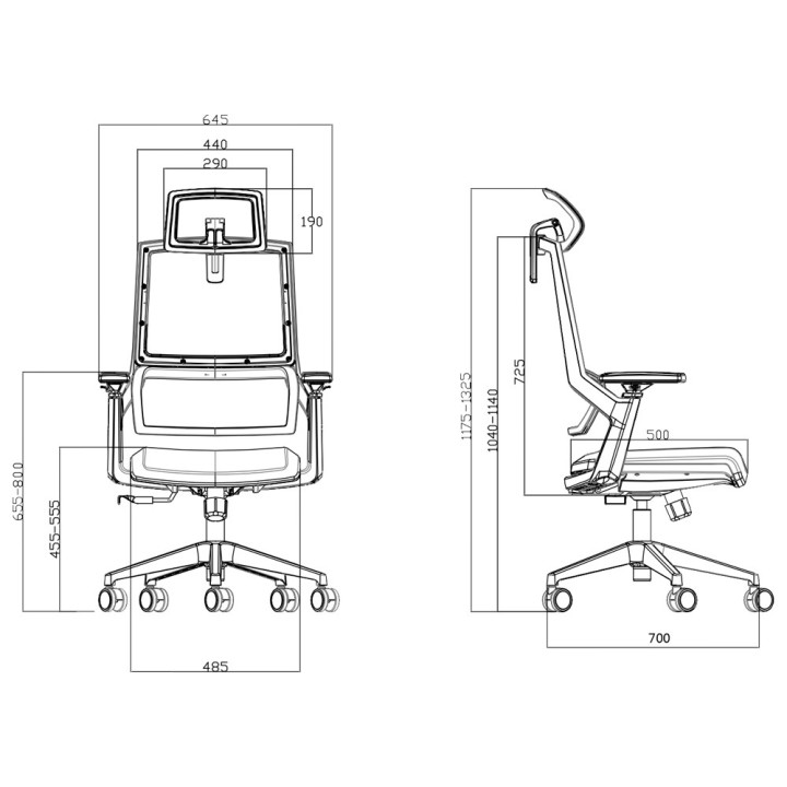 SKILLCHAIRS Ergo Azure Chaise ergonomique SKILLCHAIRS Maroc