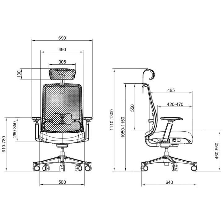 SKILLCHAIRS Ergo Diva Chaise ergonomique SKILLCHAIRS Maroc