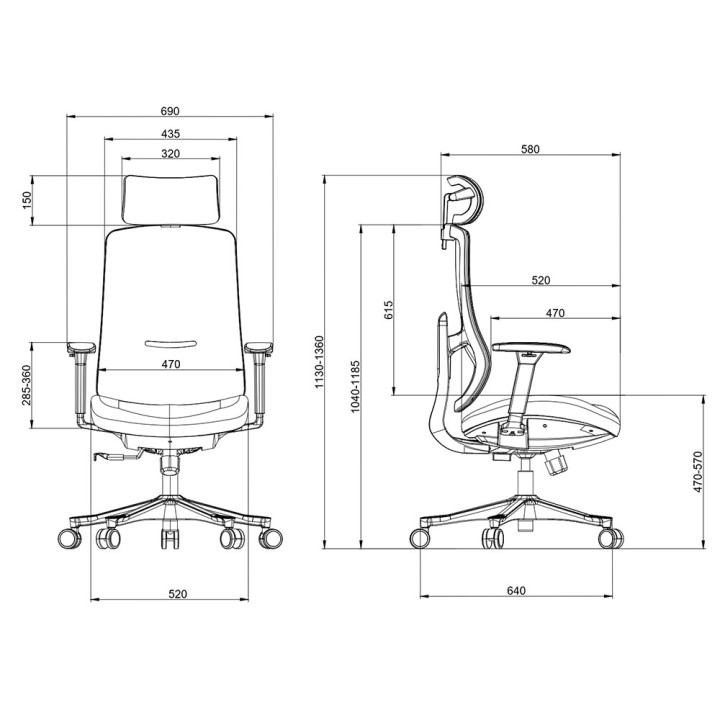 SKILLCHAIRS Ergo Argyros Chaise ergonomique SKILLCHAIRS Maroc