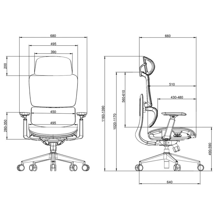 SKILLCHAIRS Ergo Perla Chaise ergonomique SKILLCHAIRS Maroc