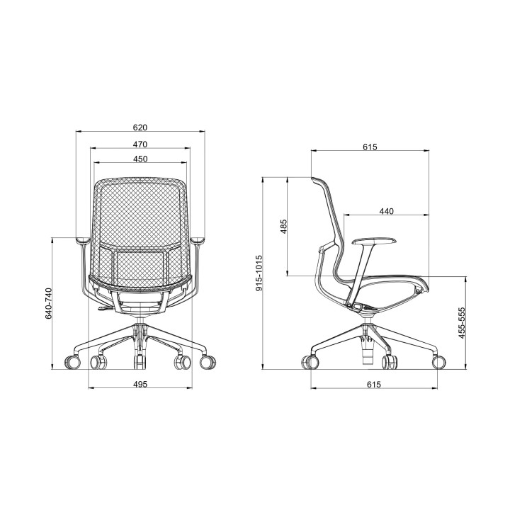 SKILLCHAIRS Ergo Serena (Grey) Chaise ergonomique SKILLCHAIRS Maroc