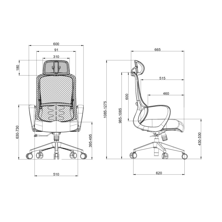SKILLCHAIRS Ergo Roma Chaise ergonomique SKILLCHAIRS Maroc