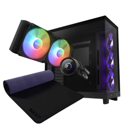 NZXT H6 Flow RGB Black + NZXT Kraken 240 RGB Black (NZXT MXP700 Bla...