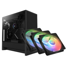 BUNDLE NZXT H5 Flow Black (2024) + 3 xNZXT F120 RGB Core (Black) BU...