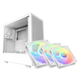 BUNDLE NZXT H5 Flow White + 3xNZXT F120 RGB Core (White) BUNDLES NZ...