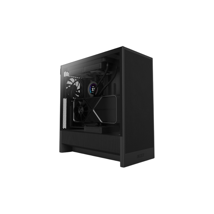 BUNDLE NZXT H5 Flow Black (2024) + 3 xNZXT F120 RGB Core (Black) BU...