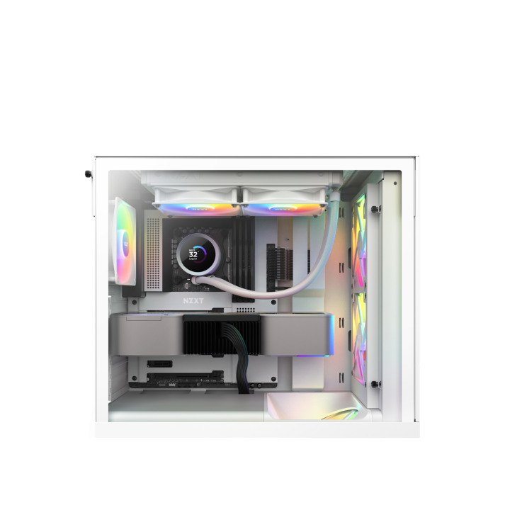 BUNDLE NZXT H5 Flow White + 3xNZXT F120 RGB Core (White) BUNDLES NZ...