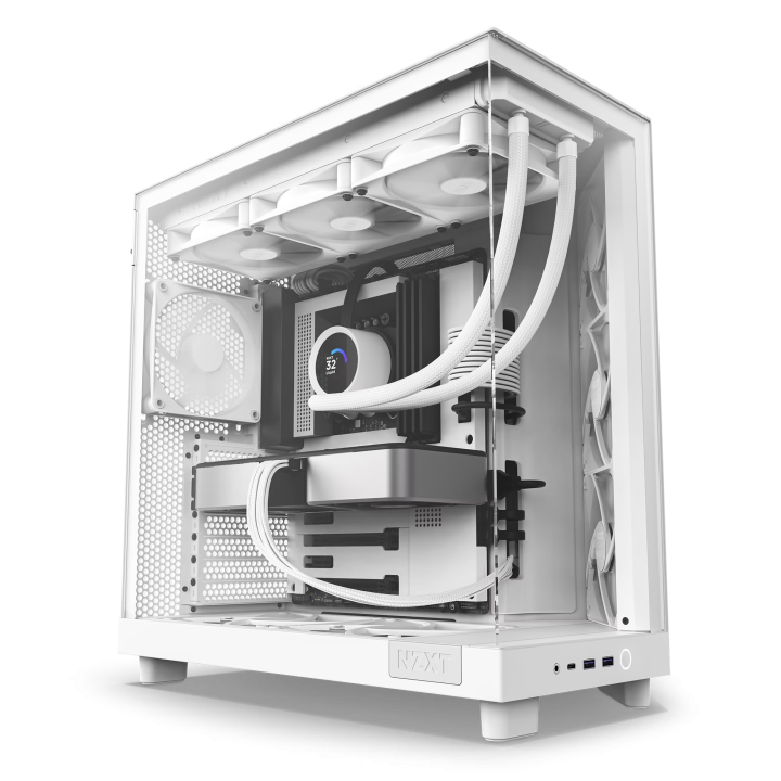BUNDLE NZXT H6 Flow White + 3xNZXT F120 RGB Core (White) BUNDLES NZ...