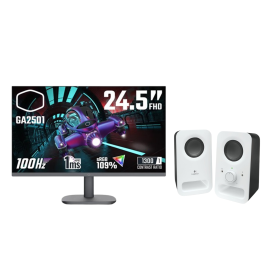BUNDLE Cooler Master GA2501 + Logitech Multimedia Speakers Z150 (Wh...