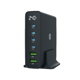 Goui GAN 240 Chargeur bureau 6 Ports Prise EU Power bank Goui Maroc