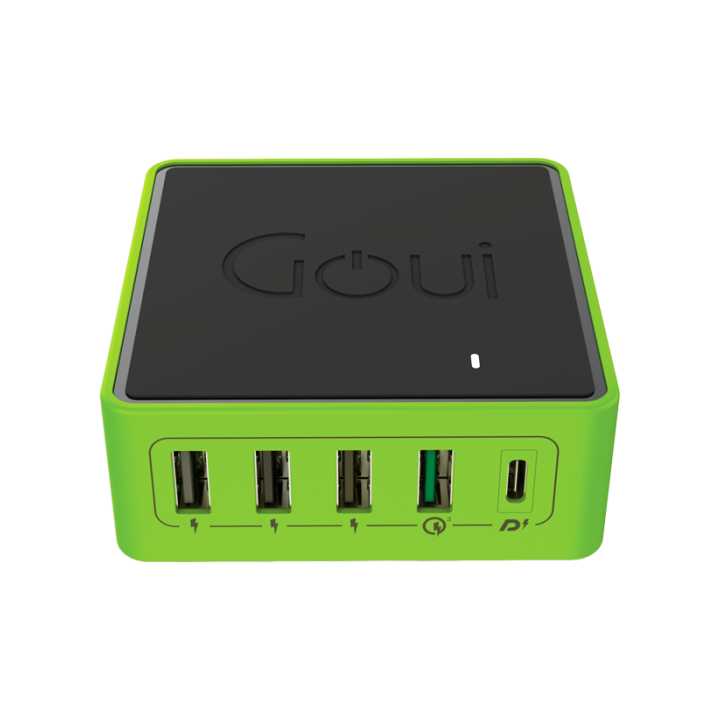Goui KIMBA Lite Chargeur de Bureau 5 ports 36W Chargeur Goui Maroc