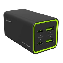 Goui Tank Chargeur de Bureau Super Rapide 4 Ports 65W Chargeur Goui...