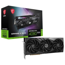 MSI GeForce RTX 4080 SUPER GAMING X SLIM 16GB GDDR6X Cartes graphiq...