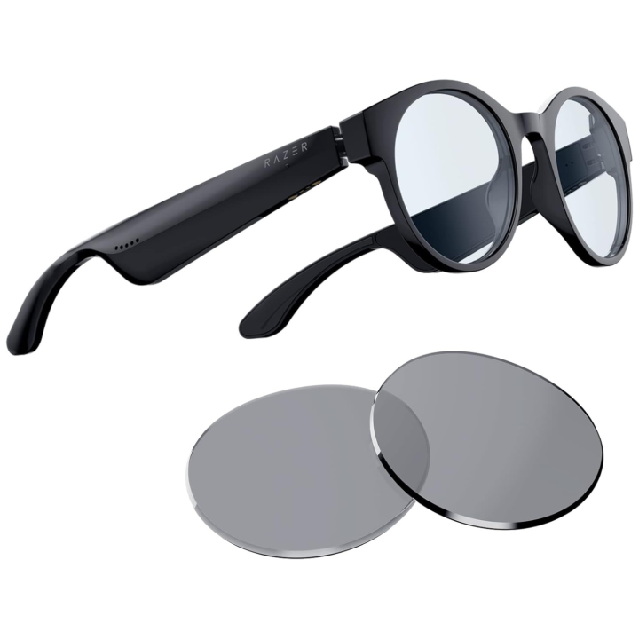 Razer Anzu Smart Glasses (Round Blue Light + Sunglass L) Accessoire...