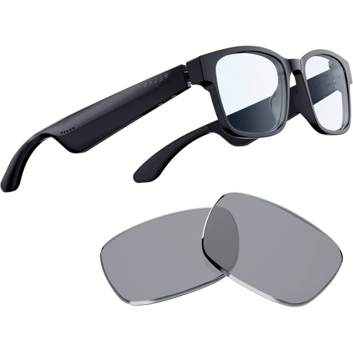 Razer Anzu Smart Glasses (Rectangle Blue Light + Sunglass L) Access...