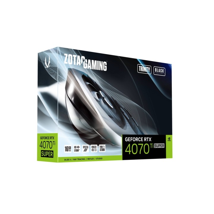 Zotac GeForce RTX 4070 Ti SUPER Trinity Black Edition 16GB GDDR6X C...