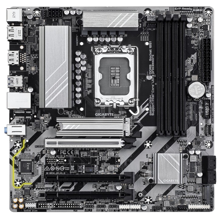 Gigabyte B860M DS3H Socket 1851 Gigabyte Maroc