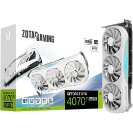 Zotac GeForce RTX 4070 Ti SUPER Trinity OC White Edition 16GB GDDR6...