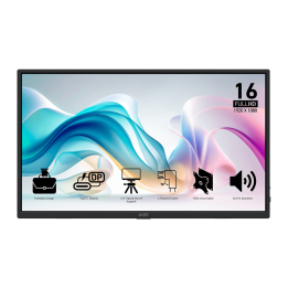 MSI PRO MP165 E6 15,6″ 60Hz 4ms IPS FHD Moniteurs portables MSI Maroc