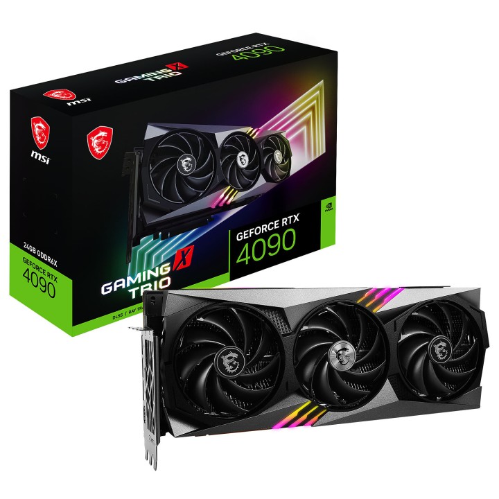 MSI GeForce RTX 4090 GAMING X TRIO 24GB GDDR6X Cartes graphiques MS...