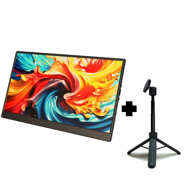 Bundle XTRMLAB F156P02 15.6" Moniteur portable + Tripod GYT121 Moni...