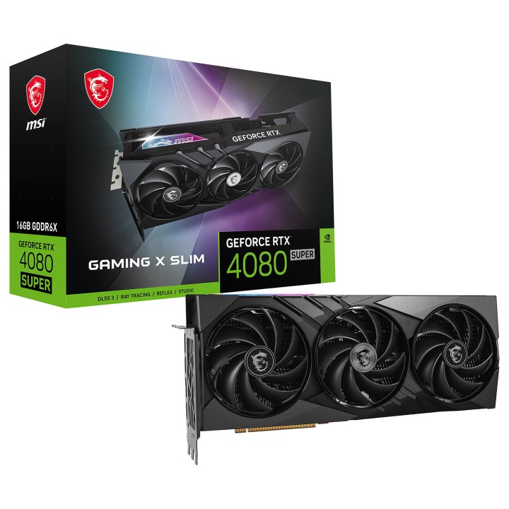 MSI GeForce RTX 4080 SUPER 16G GAMING X SLIM Cartes graphiques MSI ...