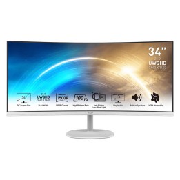 MSI PRO MP341CQW 34" 100Hz Freesync White Moniteurs Gamer MSI Maroc