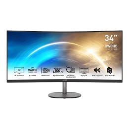MSI PRO MP341CQ 34" 100Hz Freesync Moniteurs Gamer MSI Maroc