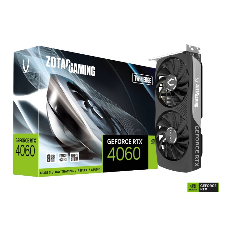 ZOTAC GeForce RTX 4060 Twin Edge 8GB GDDR6 Cartes graphiques Zotac ...