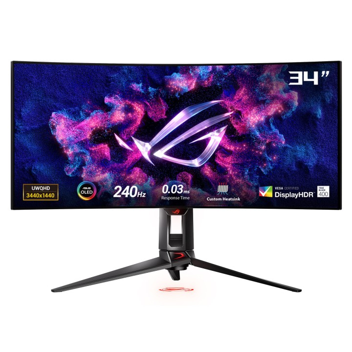 ASUS ROG Swift PG34WCDM 34" OLED 240 Hz Moniteurs Gamer ASUS Maroc