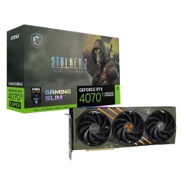 MSI GeForce RTX 4070 TI SUPER 16G GAMING SLIM Stalker 2 EDITION 16G...