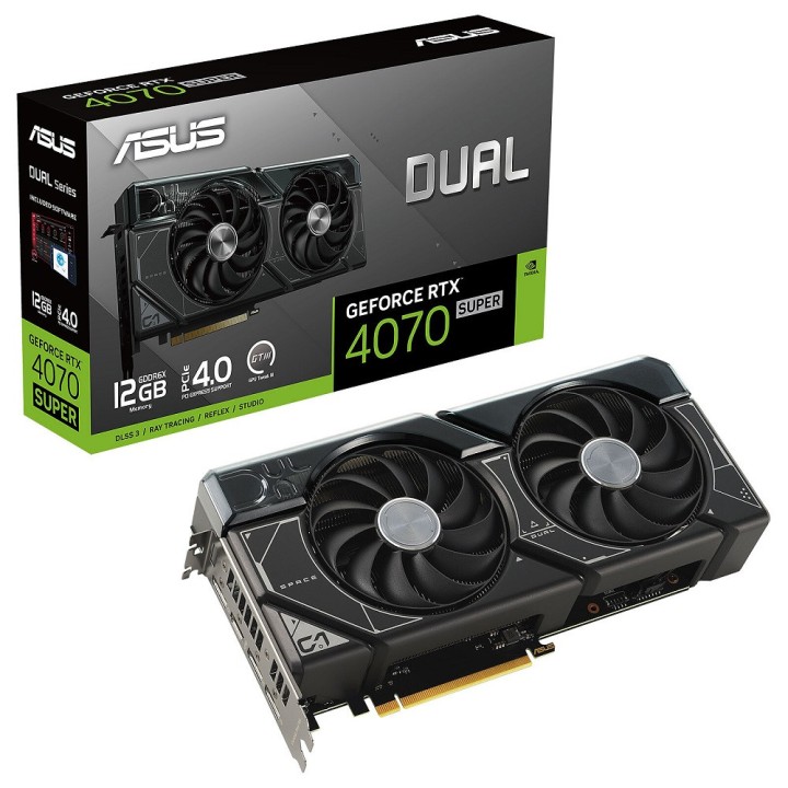 ASUS GeForce RTX 4070 SUPER Dual EVO 12GB GDDR6X Cartes graphiques ...