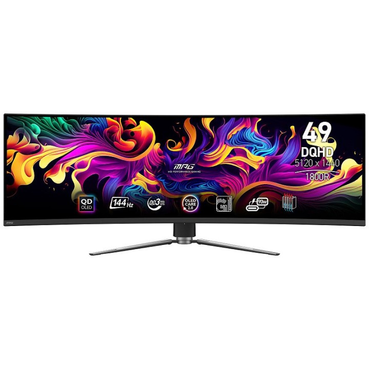 MSI MPG 491CQP QD-OLED 49" 5K Curved Moniteurs Gamer MSI Maroc