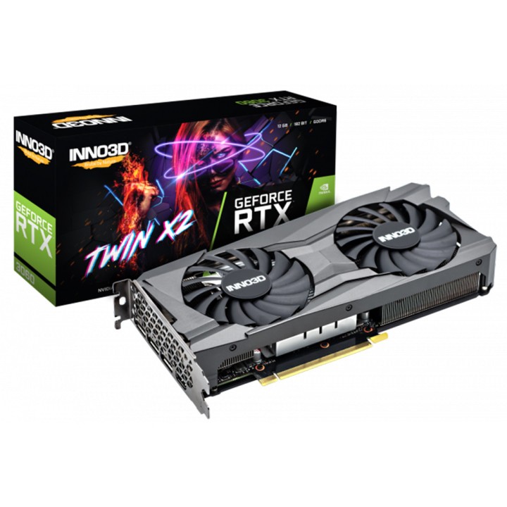 INNO3D GeForce RTX 3060 TWIN X2 12GB GDDR6 Cartes graphiques INNO3D...