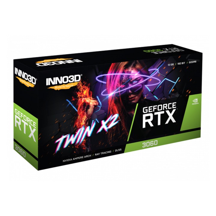 INNO3D GeForce RTX 3060 TWIN X2 12GB GDDR6 Cartes graphiques INNO3D...