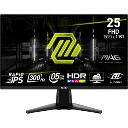 MSI MAG 255XF 24.5" IPS 300Hz Moniteurs Gamer MSI Maroc