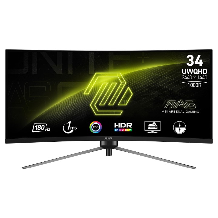 MSI MAG 345CQR 34" 180Hz Moniteurs Gamer MSI Maroc