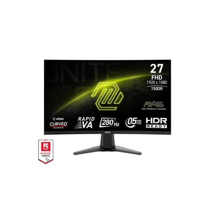 MSI MAG 276CXF 27" Curved 280Hz 0.5ms Moniteurs Gamer MSI Maroc