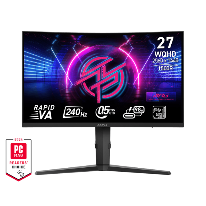 MSI MPG 275CQRXF 27" Fast VA 240Hz 0.5ms 2K Moniteurs Gamer MSI Maroc