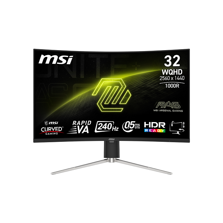 MSI MAG 325CQRXF E2 31.5" 240Hz 0.5ms 2K Moniteurs Gamer MSI Maroc