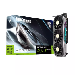 Zotac GeForce RTX 4070 Ti SUPER Trinity OC 16GB GDDR6X Cartes graph...