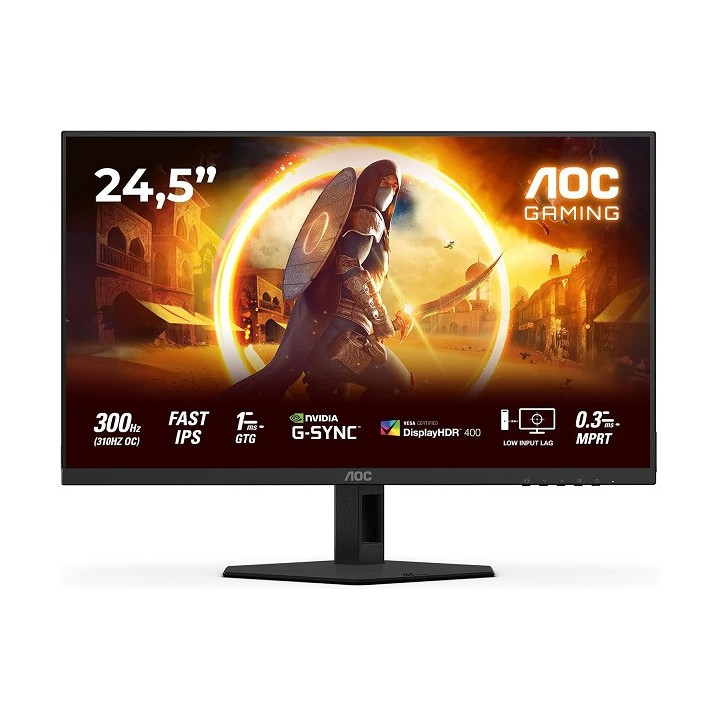 AOC 25G4SRE 24.5" 310Hz 0.3ms Fast IPS Moniteurs Gamer AOC Maroc