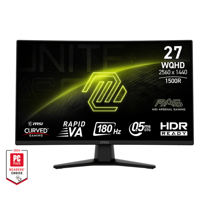MSI MAG 274CQF 27" Fast VA 180Hz 2K Moniteurs Gamer MSI Maroc