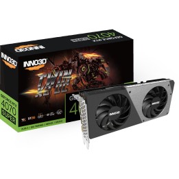 INNO3D GeForce RTX 4070 SUPER Twin X2 OC 12GB GDDR6X Cartes graphiq...