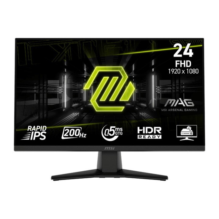 MSI MAG 242F 24" 200Hz 0.5ms Rapid IPS Moniteurs Gamer MSI Maroc