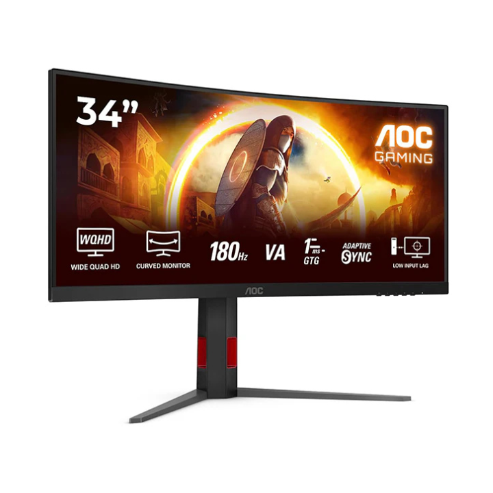 AOC CU34G4 34" 180Hz 0.5ms Curved Moniteurs Gamer AOC Maroc
